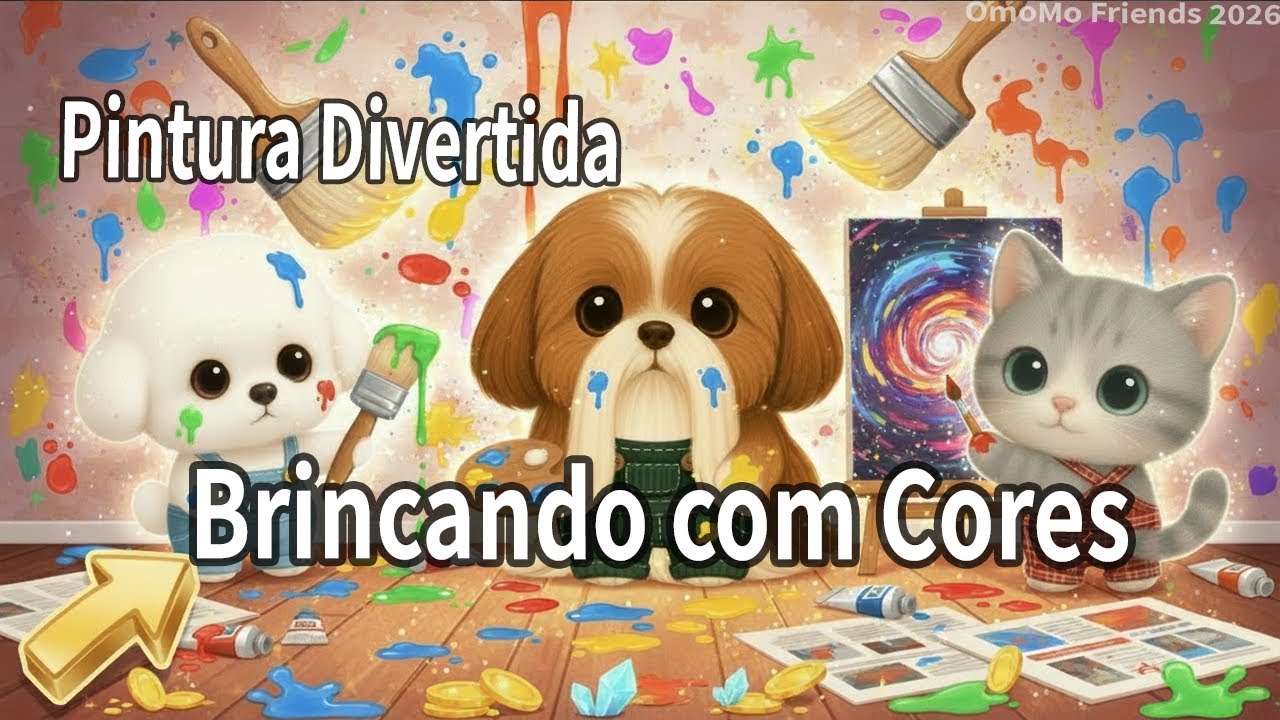 Pintura Infantil 🎨 Atividades Lúdicas para Crianças | OmoMo Friends