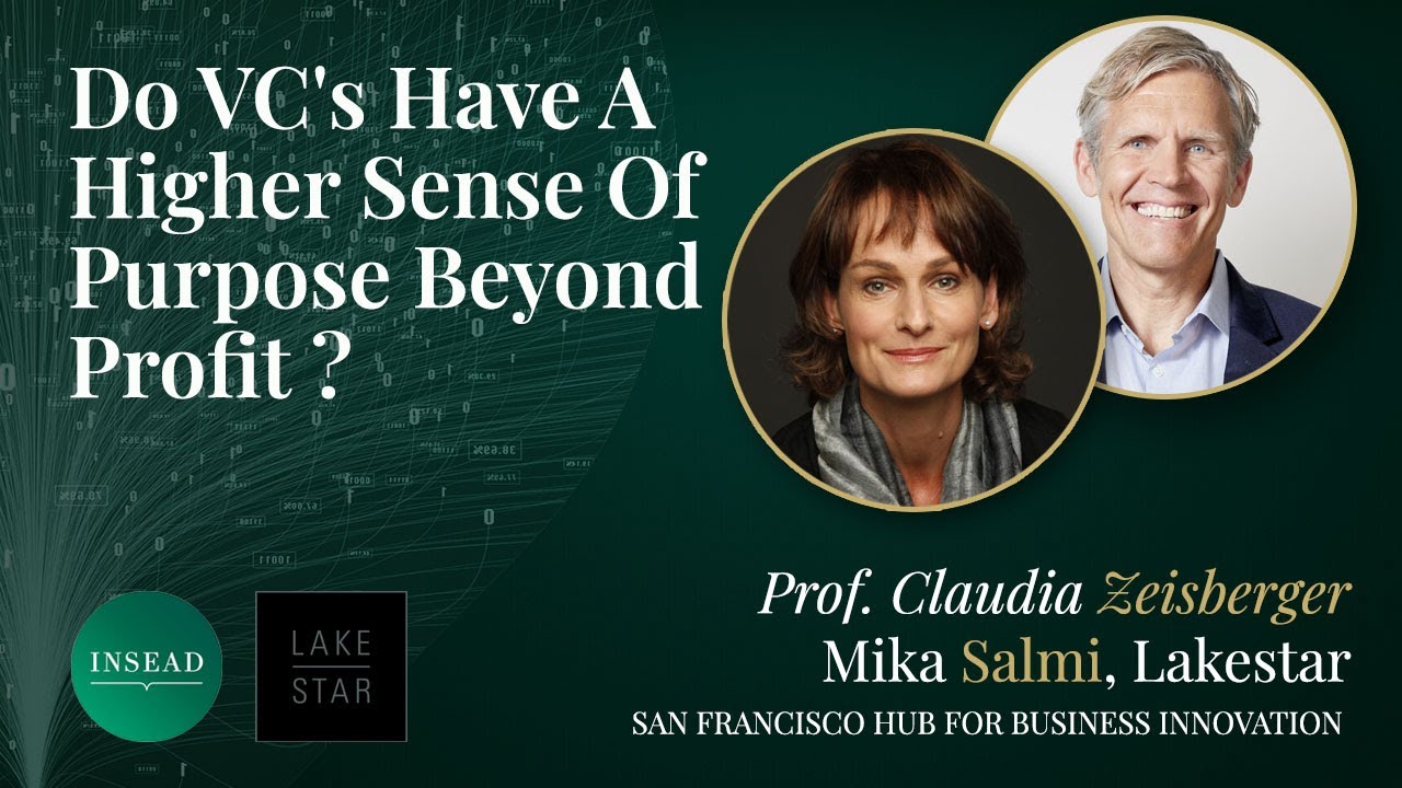 Do VCs have a higher sense of Purpose - beyond Profit? - with Mika Salmi, Lakestar Ventures