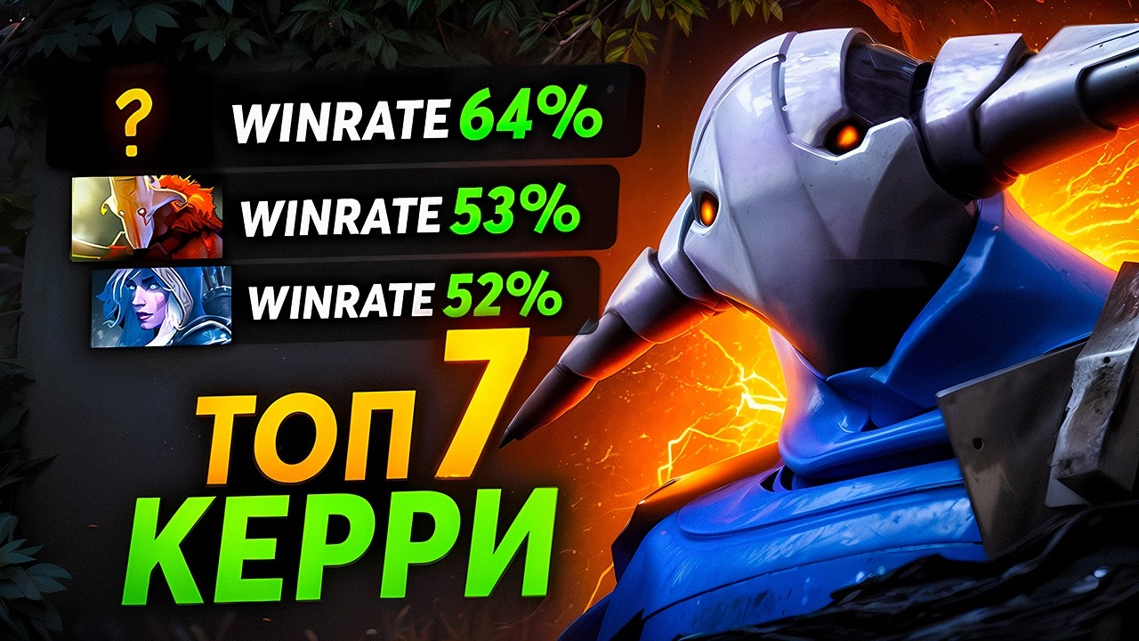 7 СИЛЬНЕЙШИХ КЕРРИ НОВОГО ПАТЧА 7.39с. Лучшие керри доты.