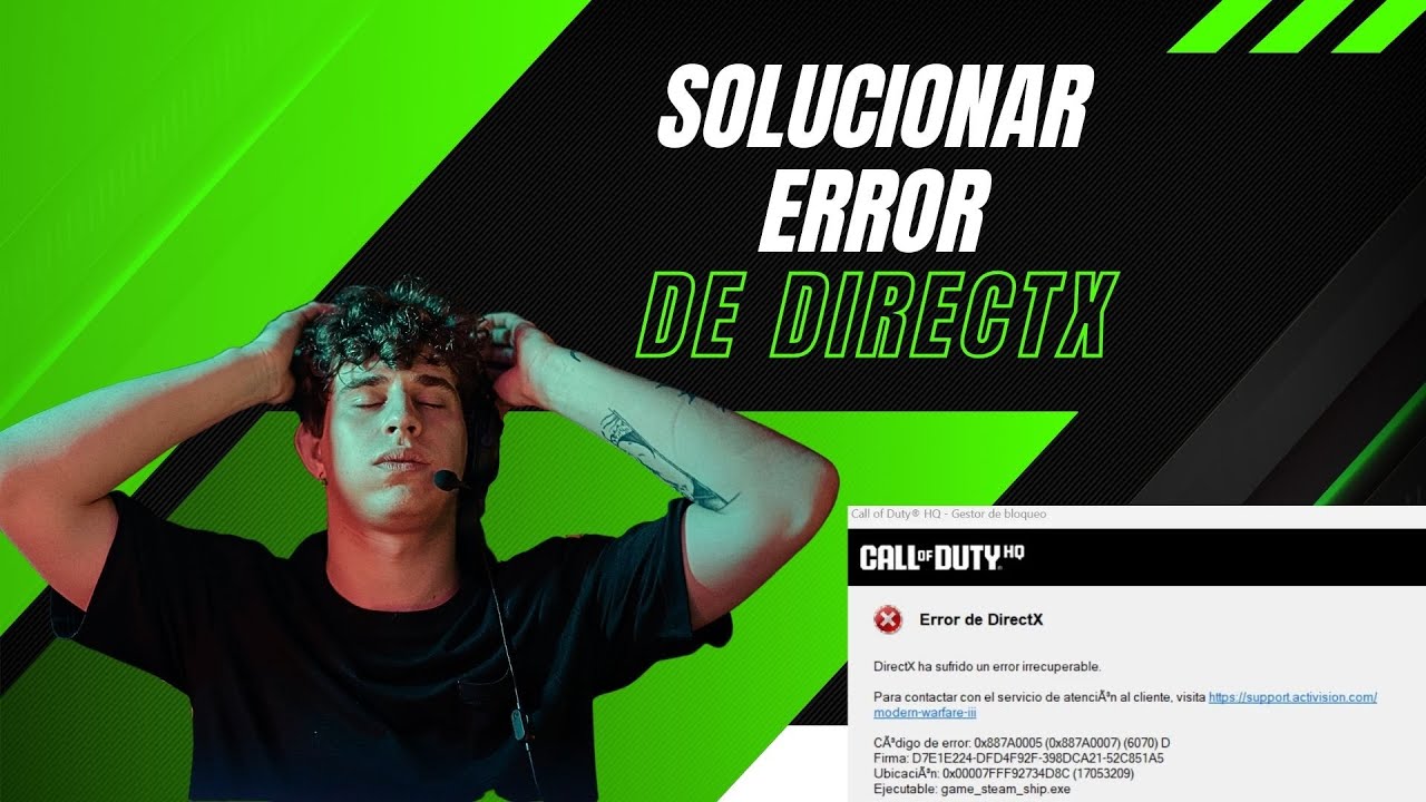 ✅SOLUCIÓN al ERROR del DIRECTX en WARZONE 3✅