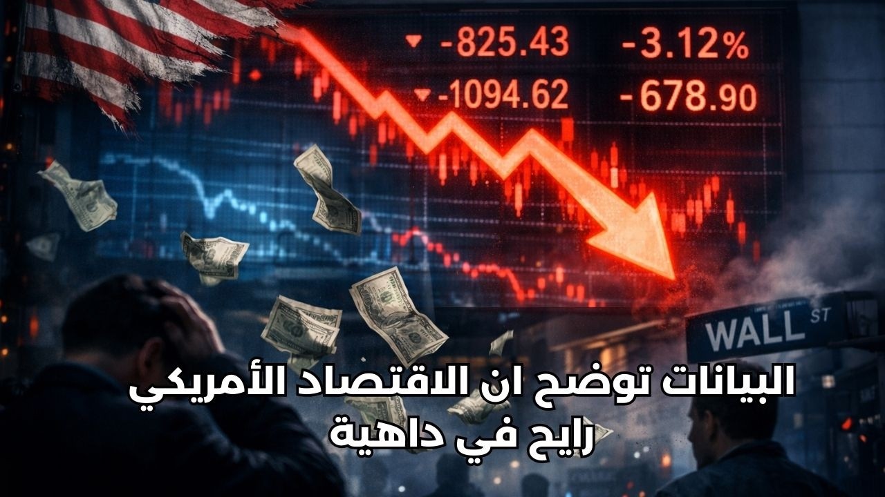 لايف: الأقتصاد الأمريكي رايح في داهية (ليس السوق الأمريكي)