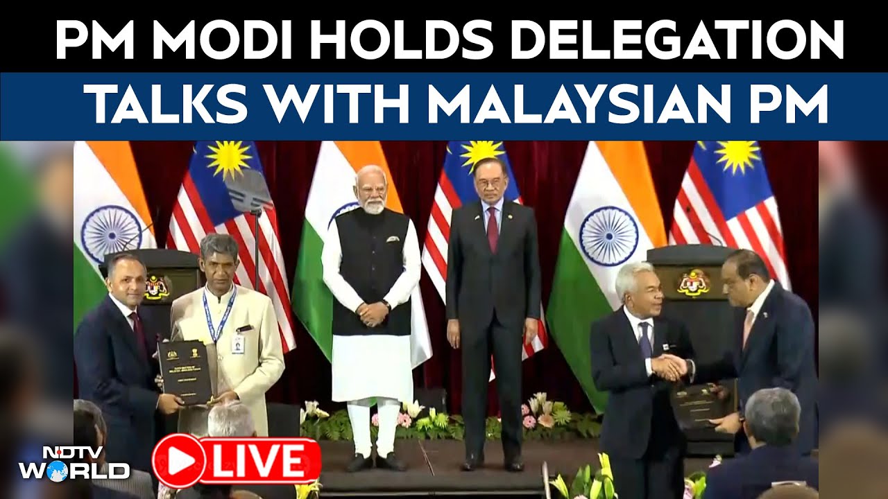 PM Modi In Malaysia LIVE | PM Modi Holds Delegation-Level Talks With Malaysian PM LIVE