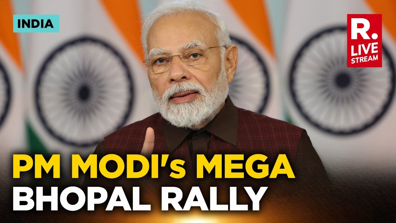 PM Holds Mega Rally In Bhopal Ahead Of Madhya Pradesh Elections