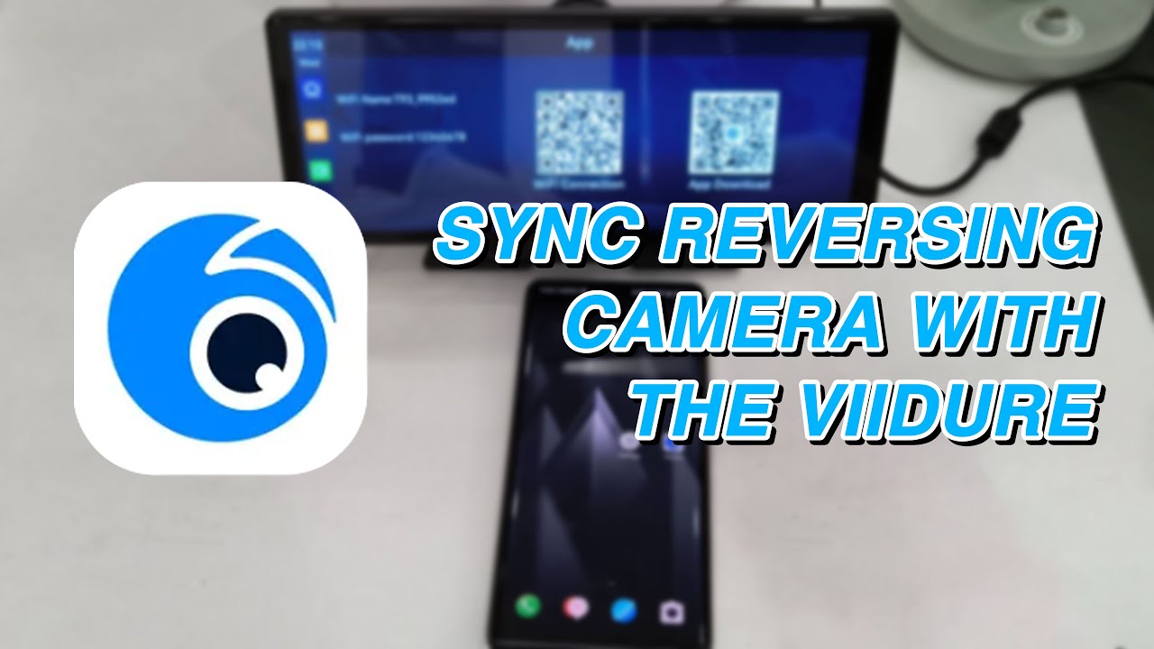 How to sync the 10-inch CarPlay device's reversing camera with the Viidure App