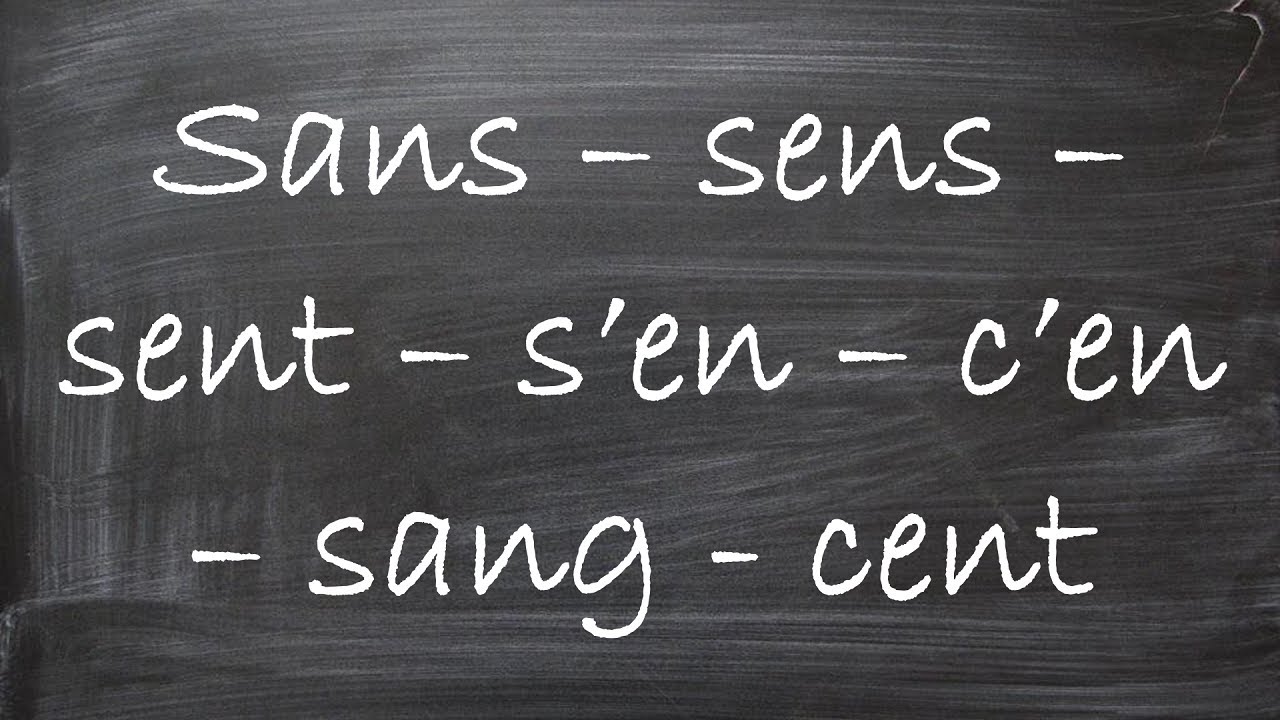 Fins accordeurs - Cours de français - Sans/s'en/cent/sens/sent/c'en/sang