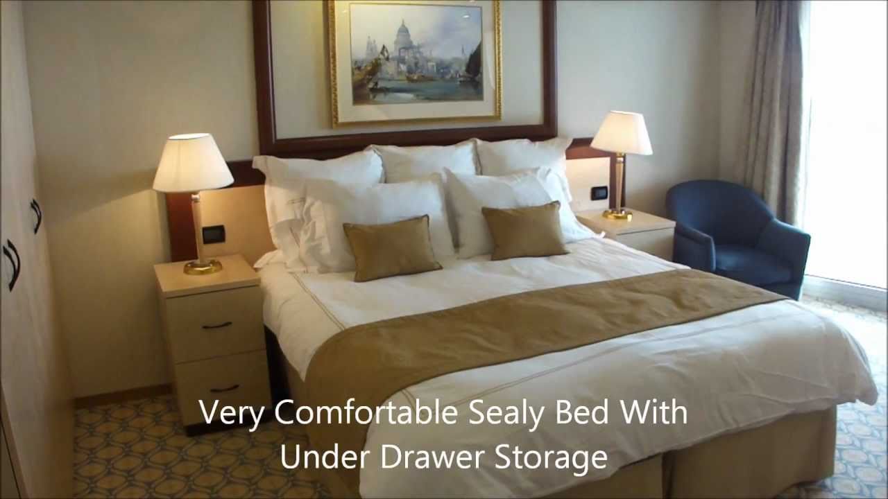 Cunard Queen Elizabeth Cruise Ship Queens Grill Q5 Suite 8179 Tour