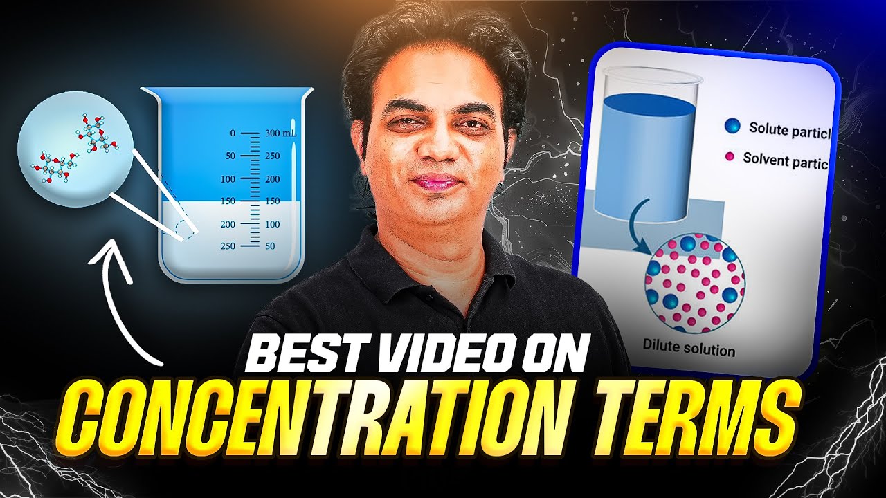 CONCENTRATION TERMS in 60 Minutes😱 | Complete One Shot With PYQ's⚡️| JEE Main & Advanced