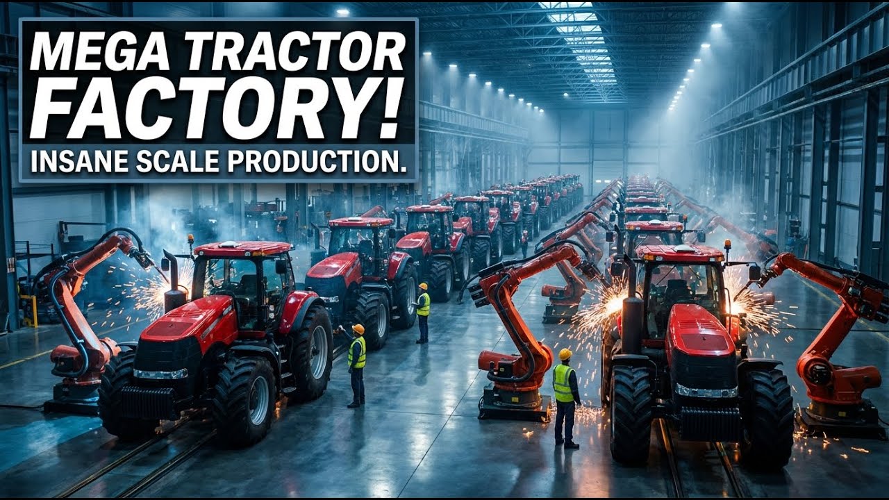 Mass Production of Giant Tractors &ndash; Inside the World&rsquo;s Largest Tractor Factory | Full Assembly Line