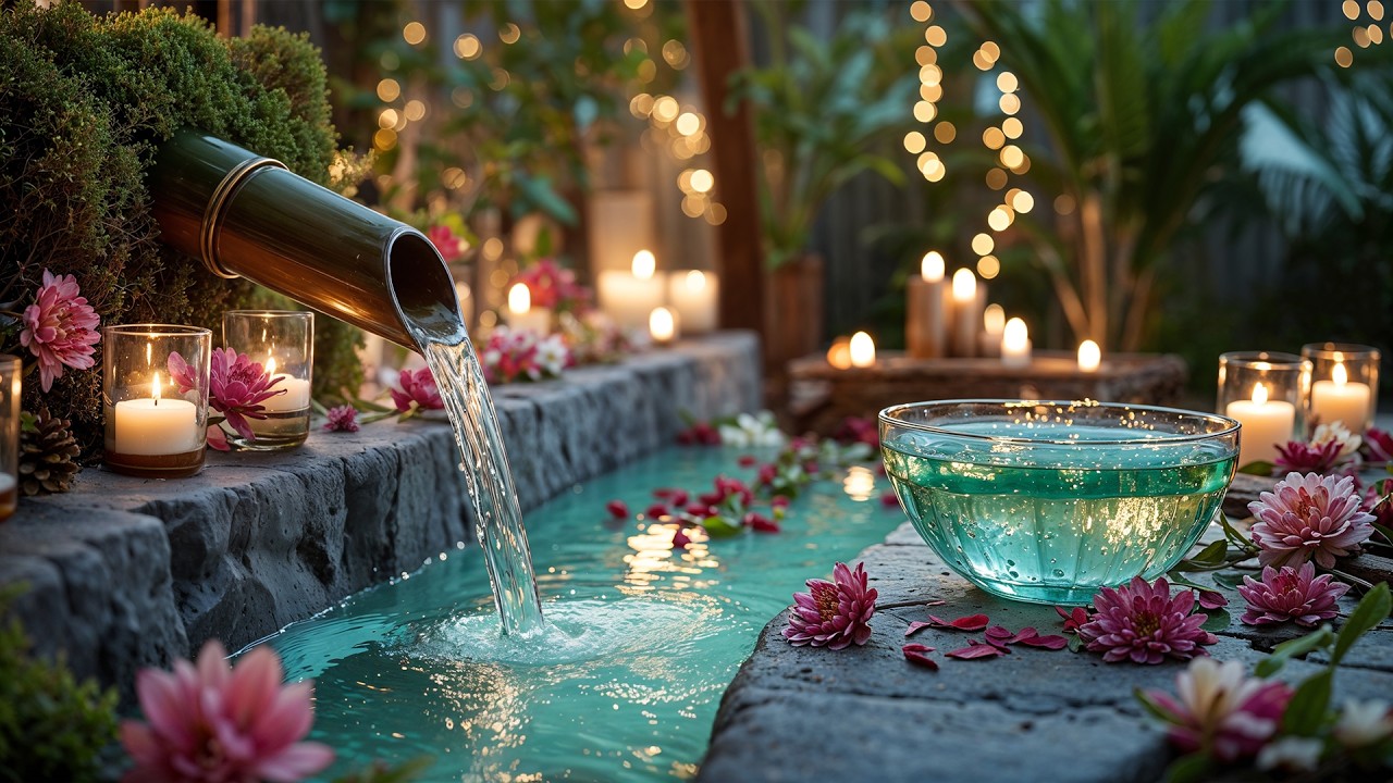 Relaxing Music + Soothing Water Sounds 🌿 Relieve Stress & Anxiety, Mind Body, Deep Sleep 😴