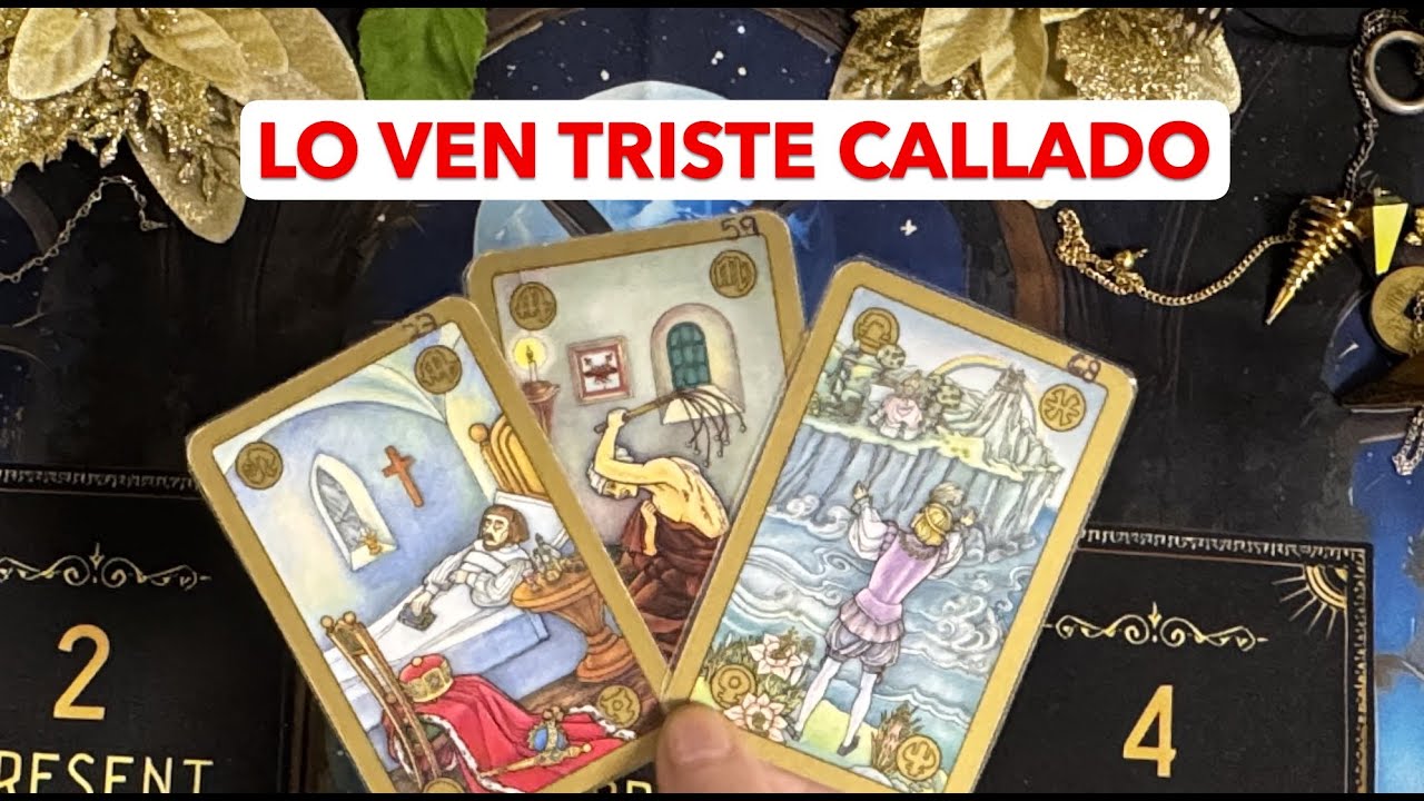 😮LO VEN TRISTE😭 CALLADO🤐 Y CON EL EGO POR EL PISO🥺 Y ES POR ESTÁ RAZÓN😉TAROT INTERACTIVO🌞✨