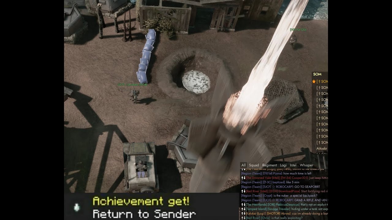 War 83 First Nuke on Ashfields Foxhole (Both sides PoV)