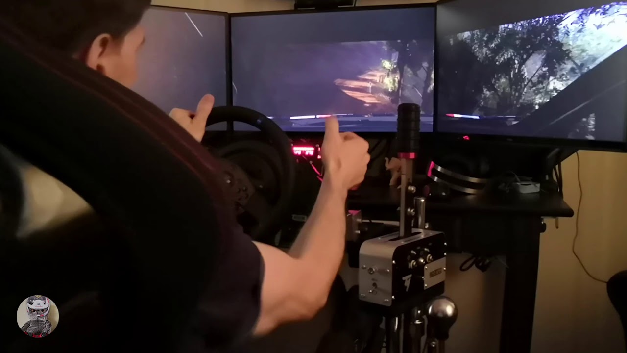 Dirt Rally 2.0 Chandlers Creek Wet Time Trial [DIY Seat mover] [Triple screens]