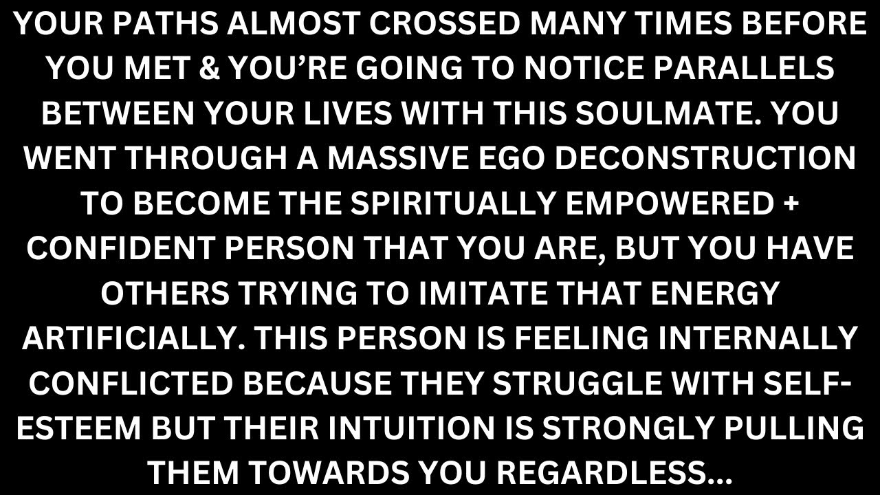They desire to move closer towards you but they're fighting this connection out of fear... [Reading]
