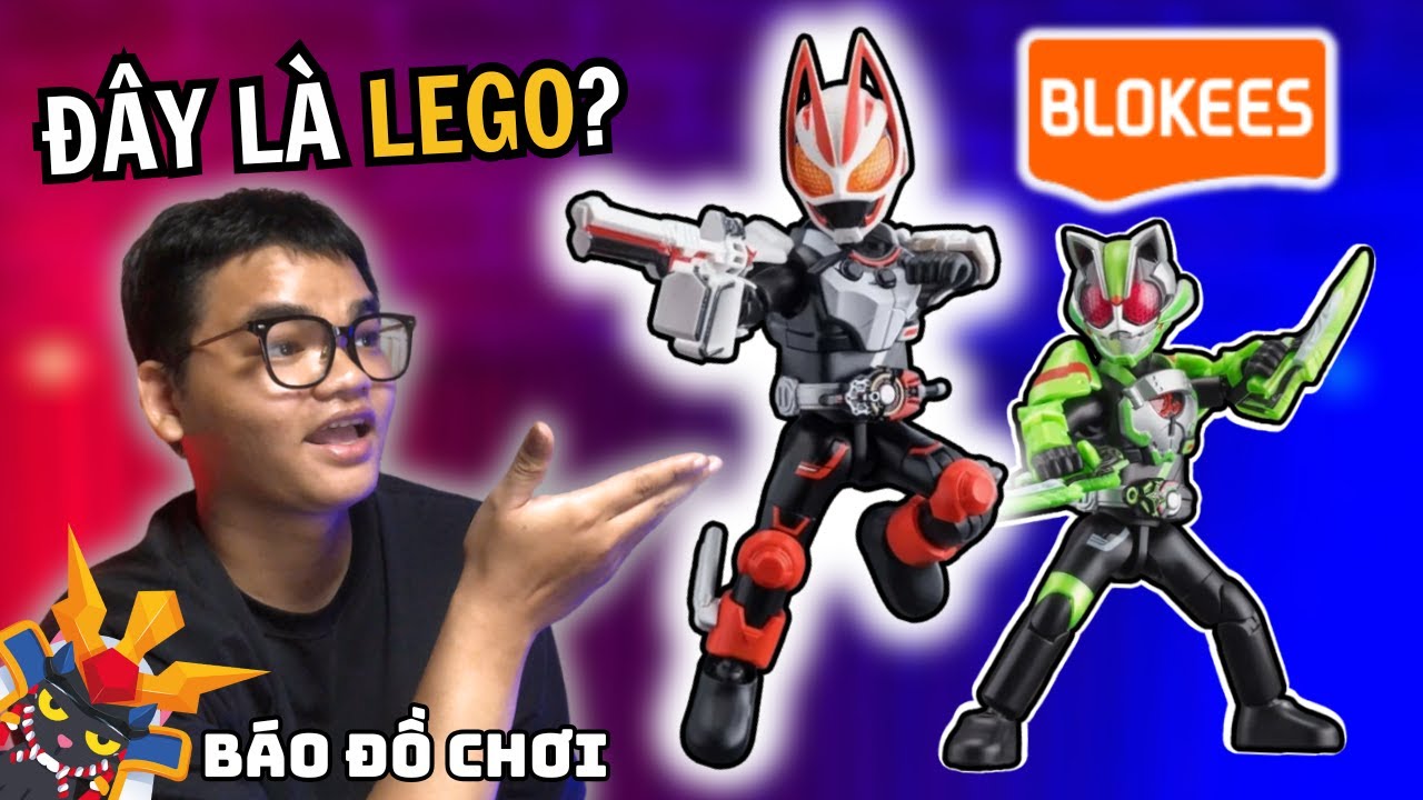 Khi KAMEN RIDER kết hợp với LEGO? [Review Tiếng Việt] Blokees Kamen Rider Galaxy Version Vol 1