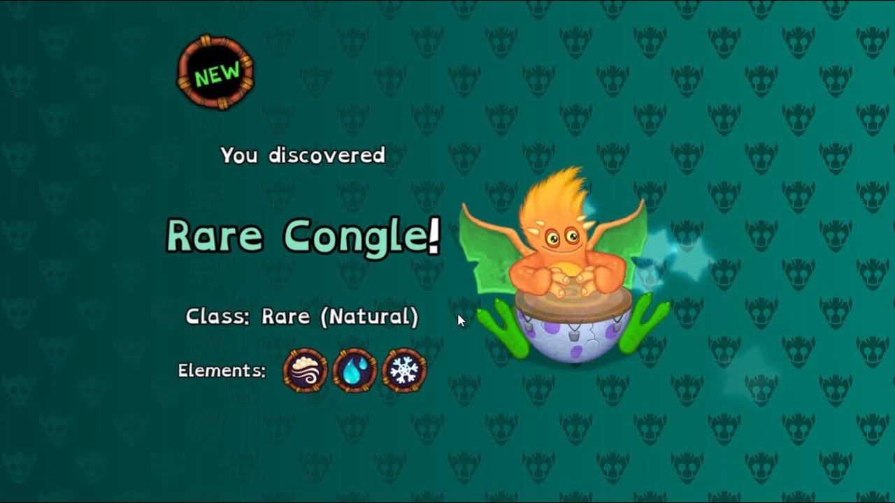 Consegui um Congo raro e um Withur mas tive que mandar eles para o hotel no My Singing Monsters