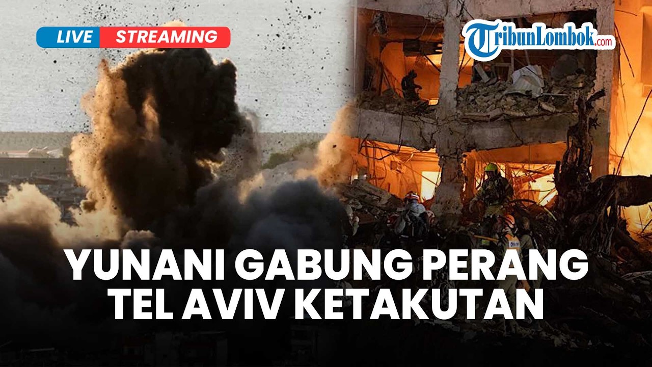 Yunani Terjun ke Medan Perang, Warga Tel Aviv Ketakutan Dihujani Rudal
