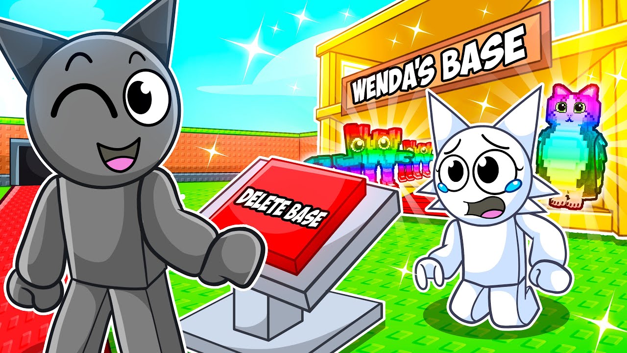 I Used The DELETE BASE Glitch To Troll MY SPRUNKI FRIENDS In Steal A Brainrot...