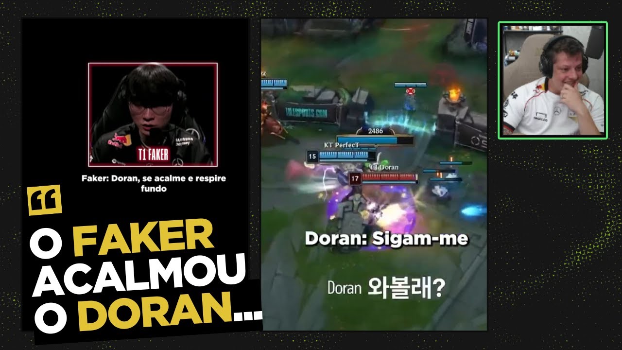 Faker acalmou o Doran no jogo 5 da Final do Worlds 2025