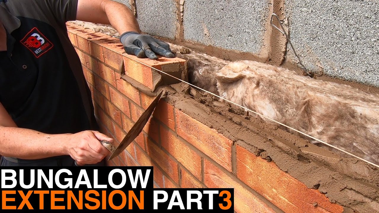 Bricklaying - Building Bungalow Extension Part 3