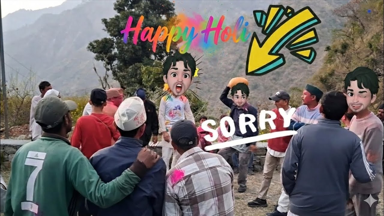 ​🏠 Ghar ki Holi: Parivaar ke saath rangon ki masti.​🍲 Pahadi LLifestyl @SaurabhChandra-g6n 