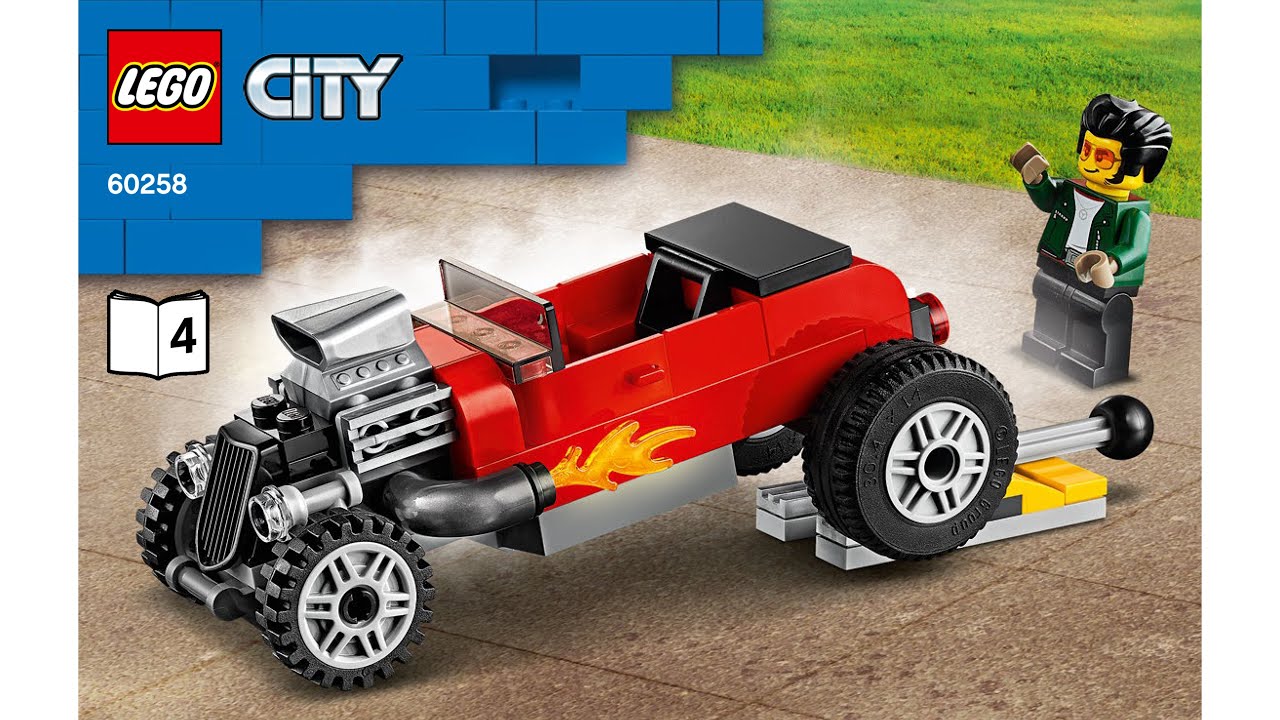 Lego City 60258 part 4 | Tuning Workshop | Instructions