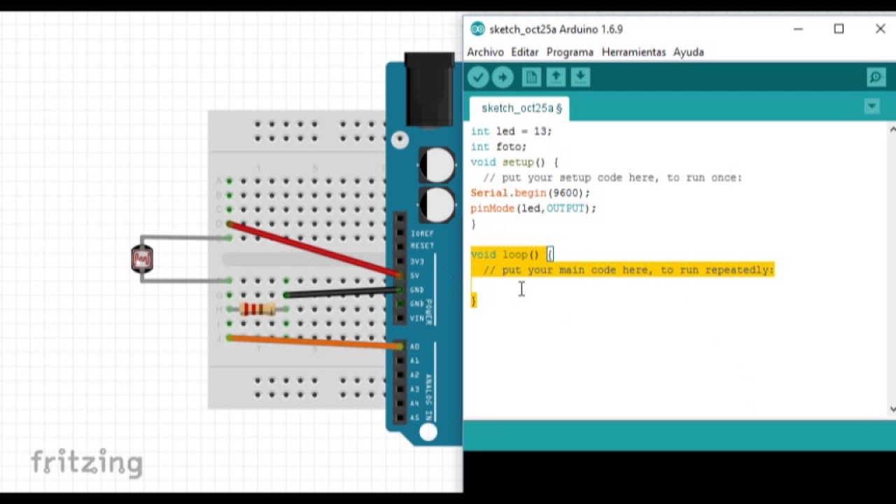 Fotocelda y Arduino
