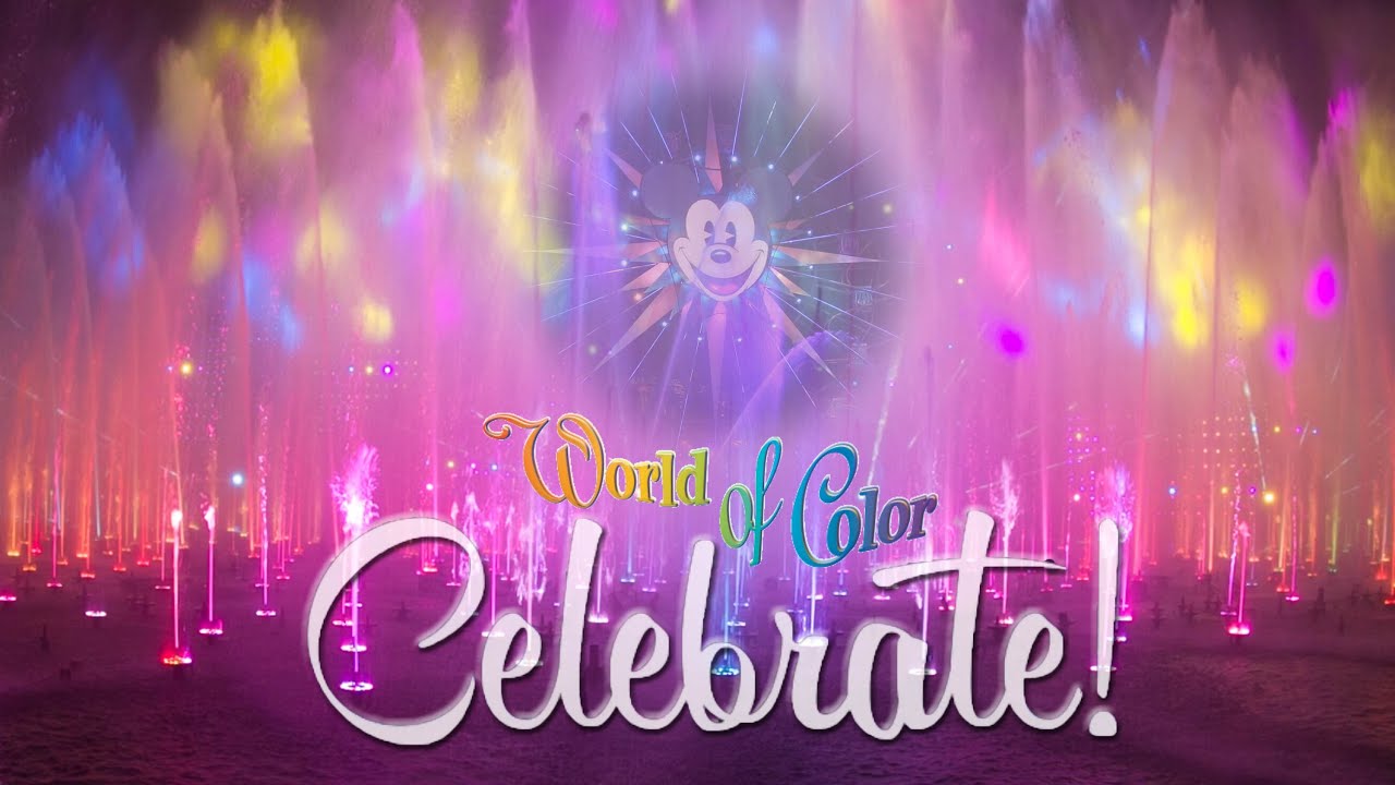 4K World of Color Celebrate ! Disneyland Diamond Celebration ! The Wonderful World of Walt Disney