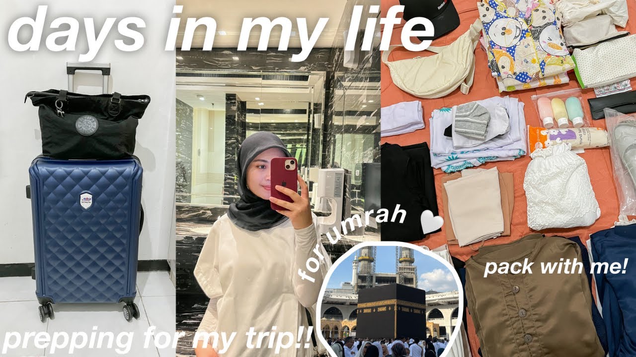 PREP WITH ME FOR MY TRIP! packing for umrah 💫 (indonesia)