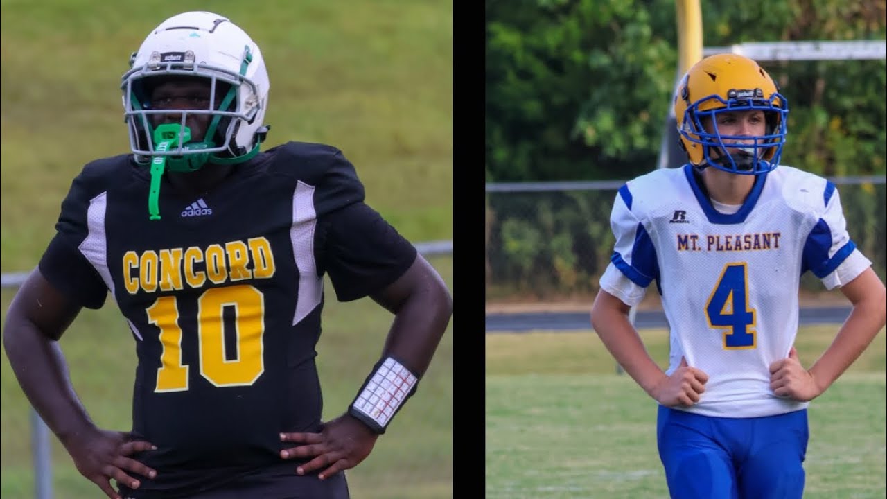 NC Middle School Football: Concord Vs. Mount Pleasant ~ 9/17/25.