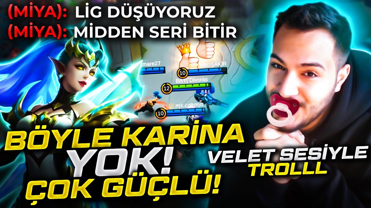 Mobile Legends - веселее с этим видео | Тролль со звуком Velet | Как играть в лучший MLBB | Фанни
