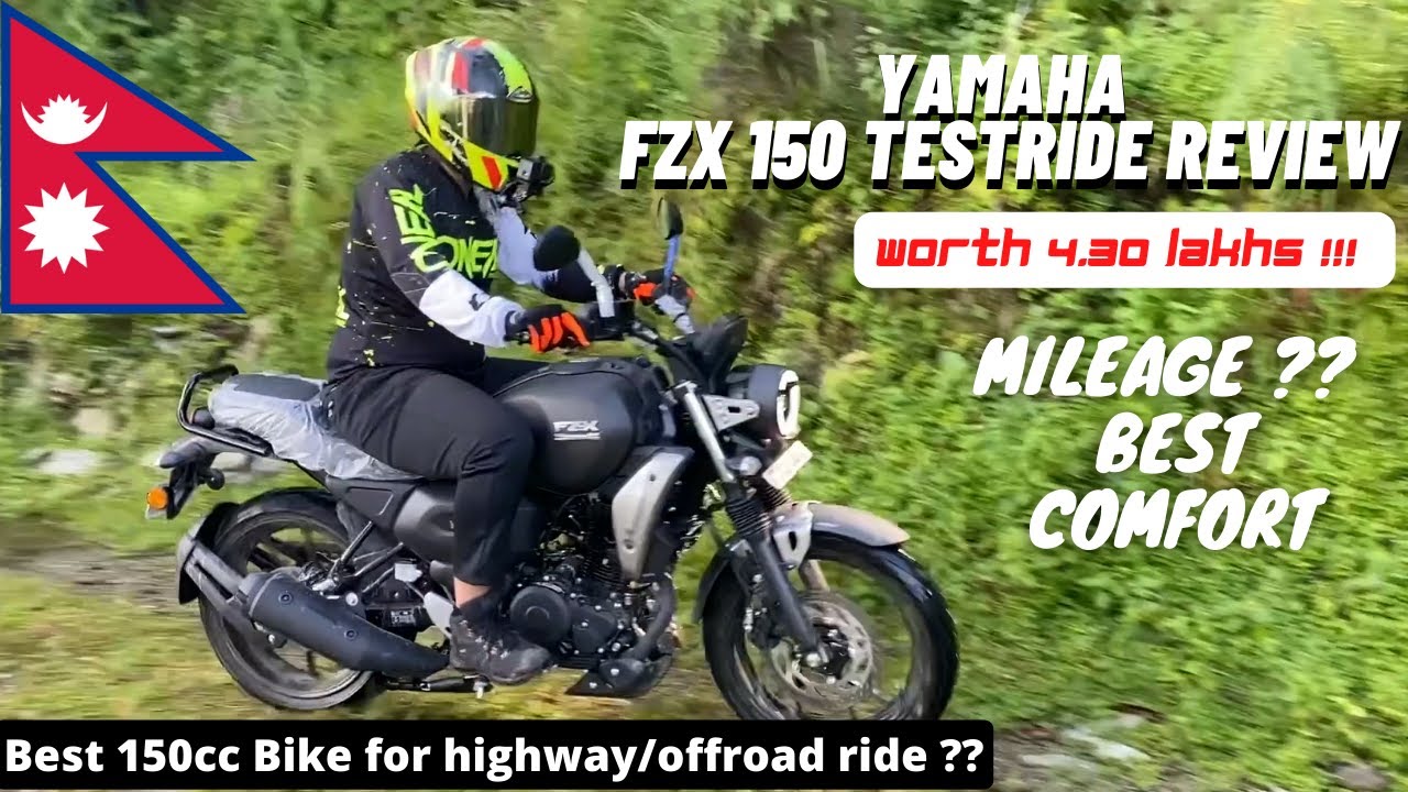 Yamaha FZX 150 Testride Review  Nepal | Best Comfort & Mileage  | Worth 4.30 lakhs 🤔?? AKR