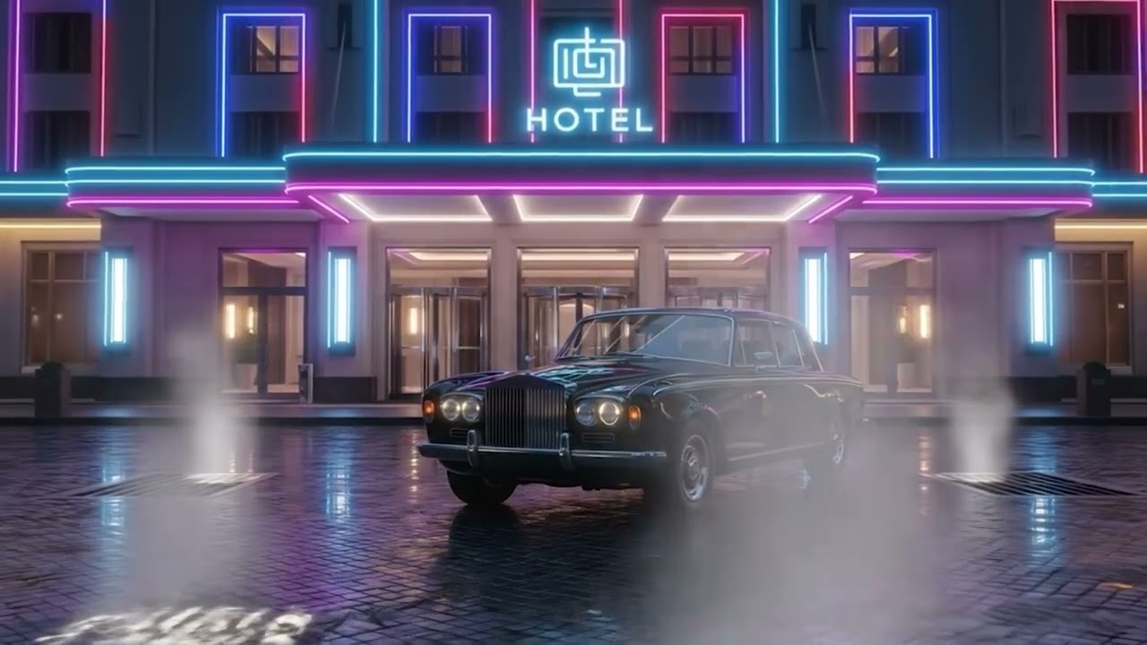 Rolls-Royce Night Vibes | Hotel Neon & Chill Beats
