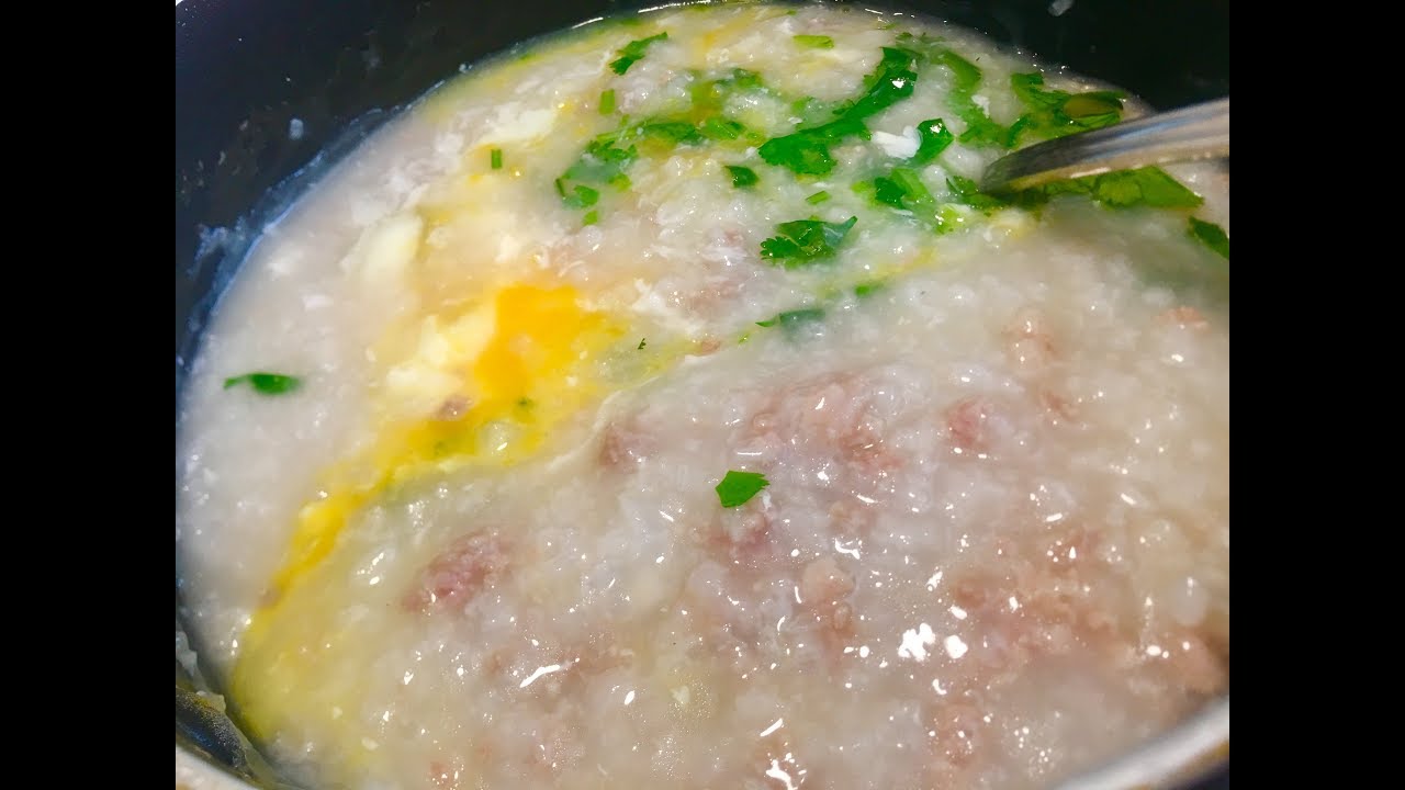 粥粉面系列3_滑蛋免治牛肉粥 Follow me to learn Chinese Cuisine_3 minced beef Chinese risotto