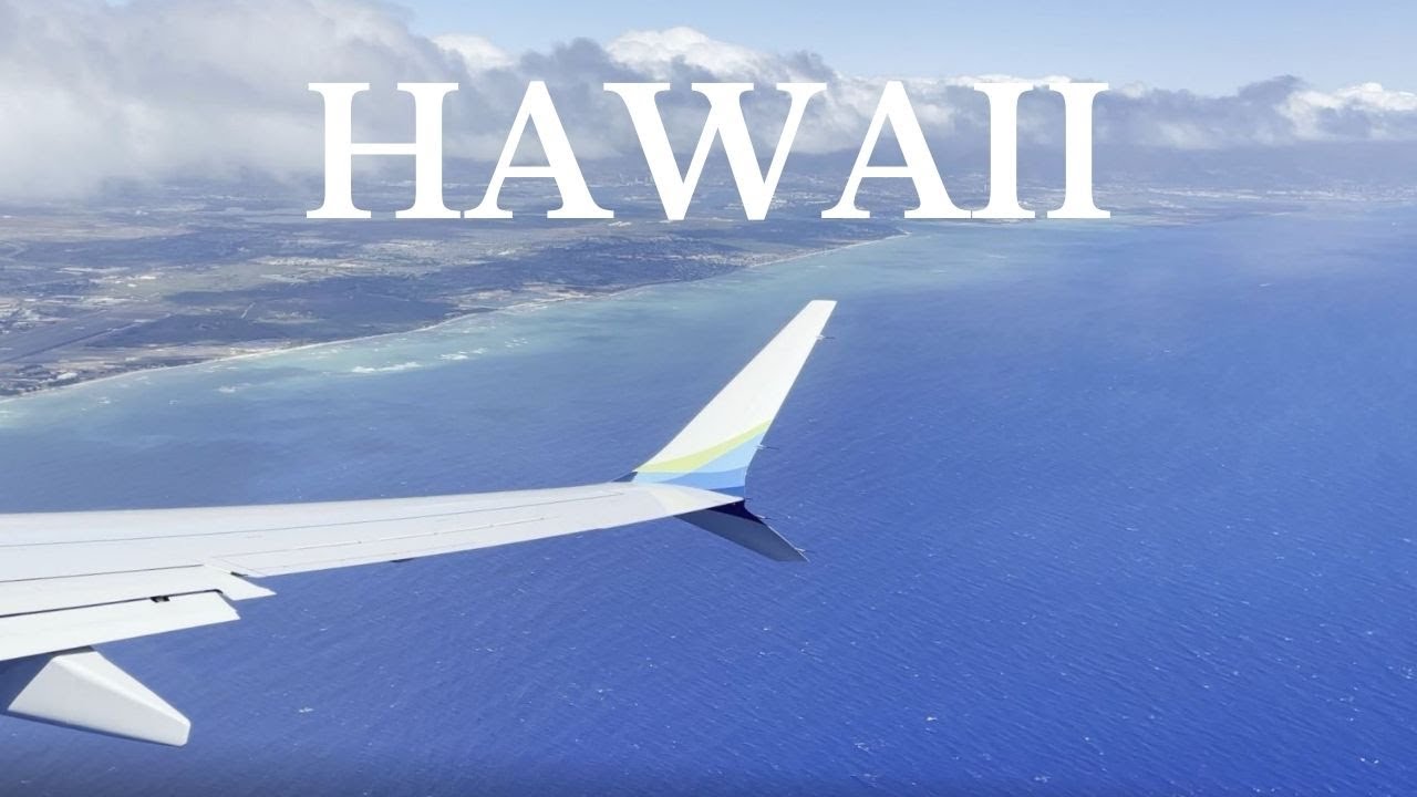 Потрясающие виды. Посадка в Гонолулу, Гавайи, с авиадиспетчером | Alaska Airlines AS174 | Boeing ...