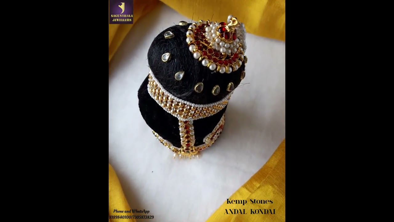 Andal Kondai for Goddess/Deity|Hair Accessory|Traditional Jewellery|Jewelry Shop in Mylapore|Offer|