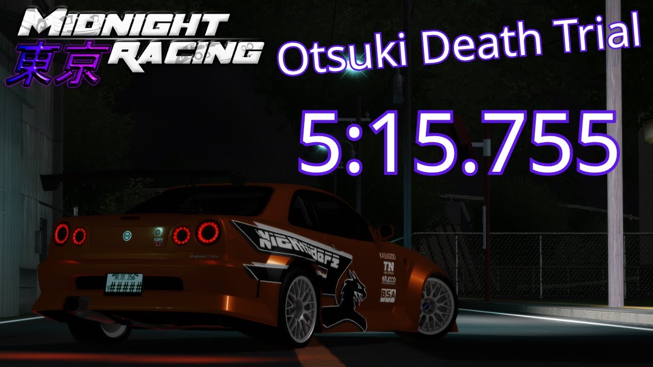 Midnight Racing: Tokyo | Skyline GTR R34 | Mt Otsuki Death Trial | 5:15.755