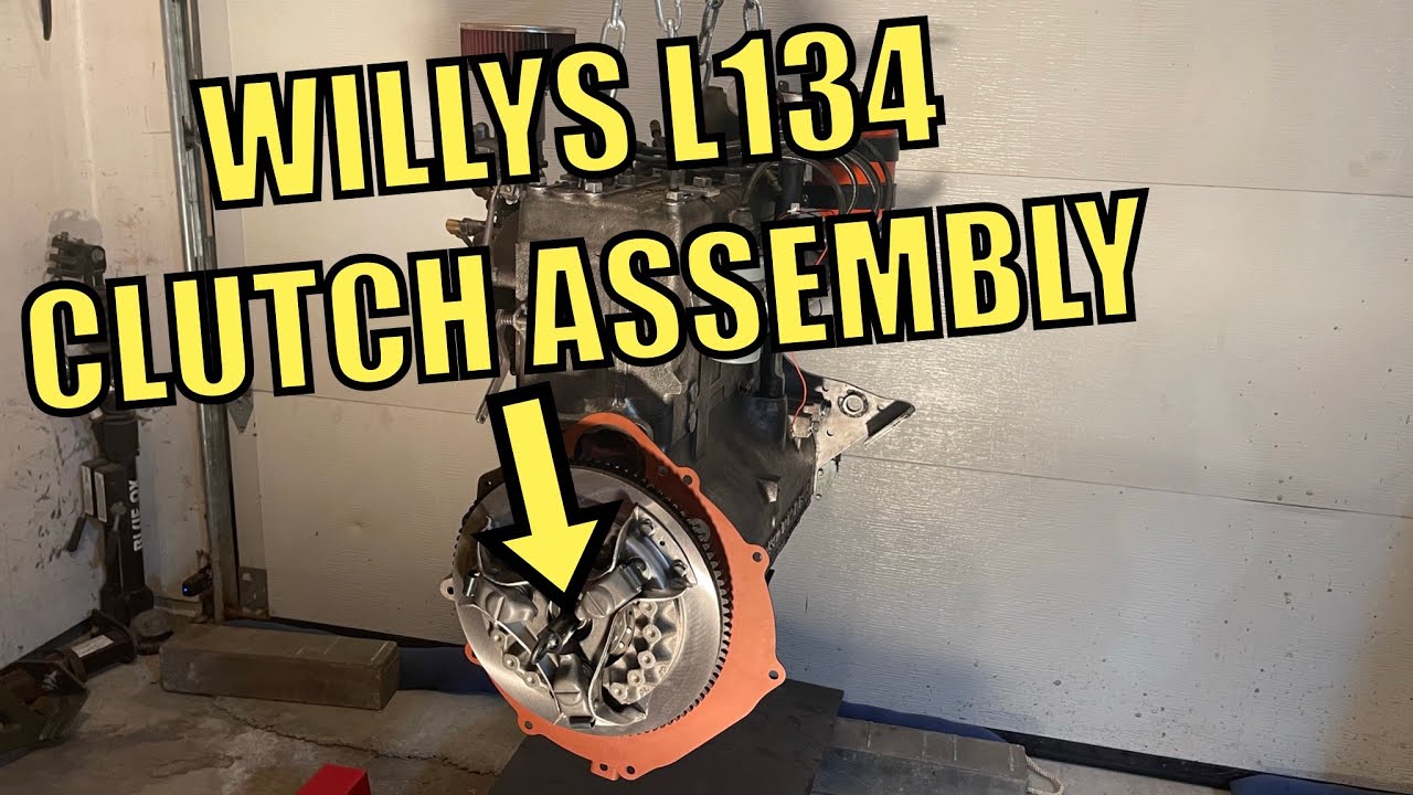 Как установить узел сцепления Willys Jeep | Двигатель Willys L134 CJ2A