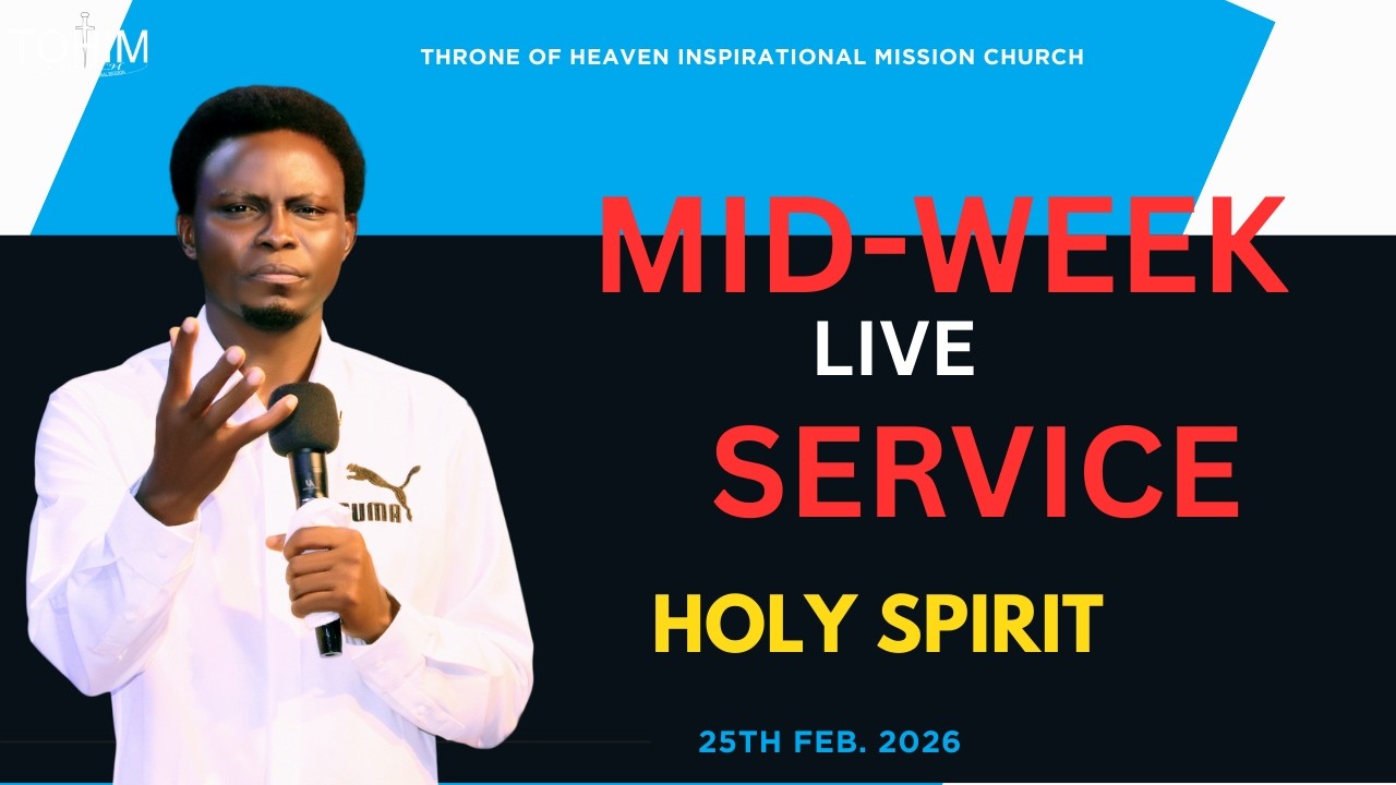 TOHIM SUNDAY LIVE SERVICE 25TH FEB 2026 || #inspirational #spirit #tbjoshualegacy #tohim #usa.
