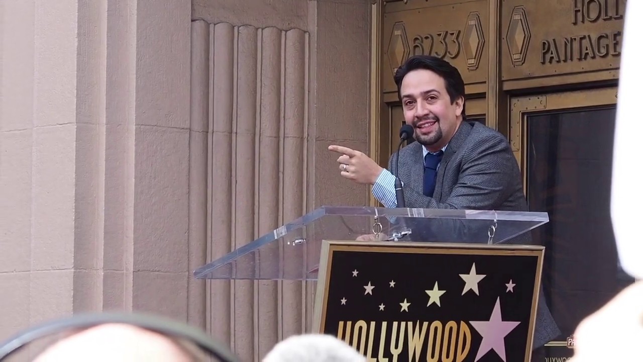 Lin-Manuel Miranda Walk of Fame ceremony full speech