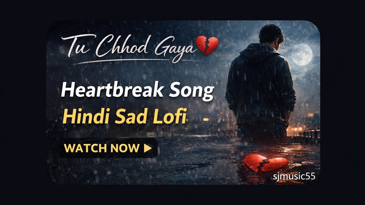 Tu Chhod Gaya💔 #music #song #sadsong #sadmusic #viralsong #hindisadsong #lofi #lofimusic #lofisong 
