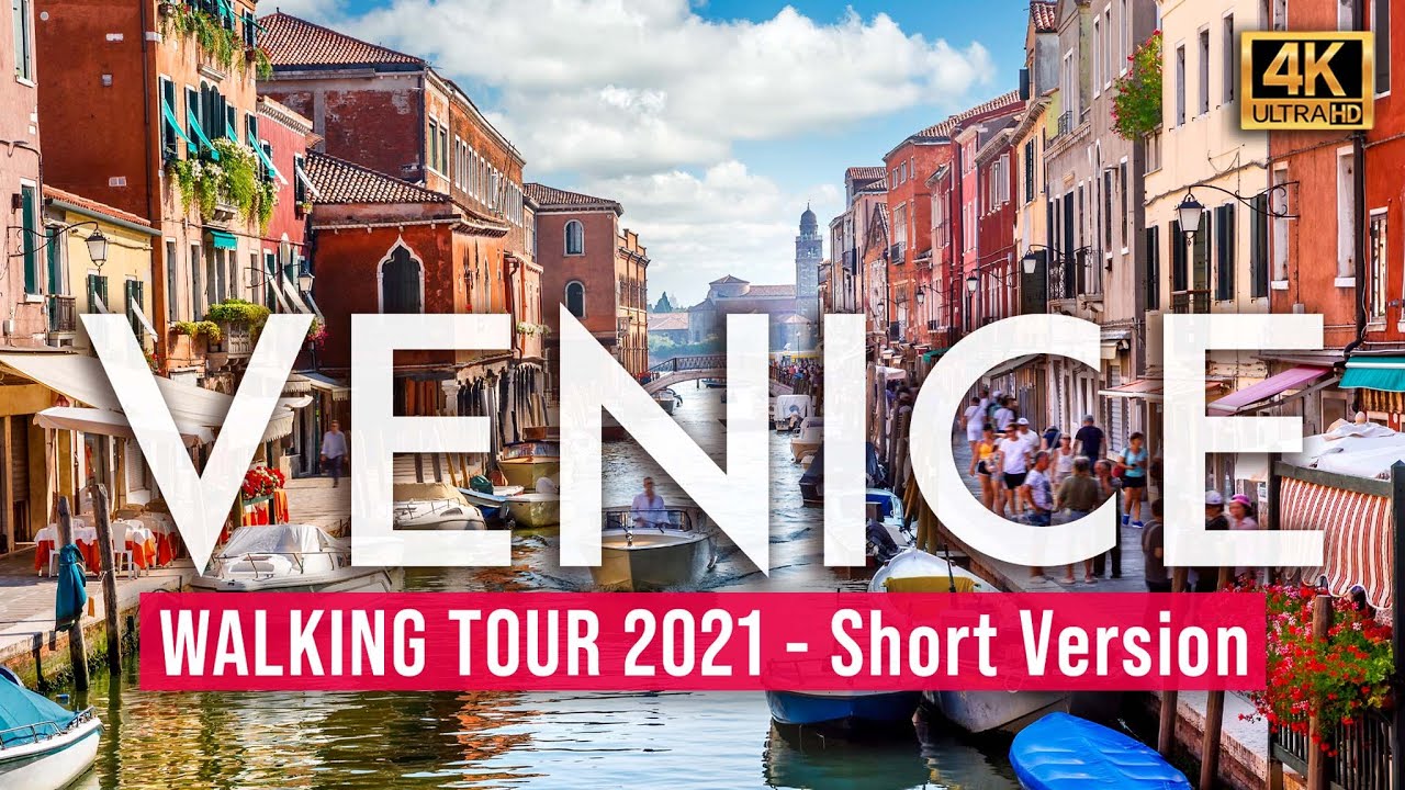 Venice 4K Walking Tour - With Captions - SHORT VERSION [4K/60fps]