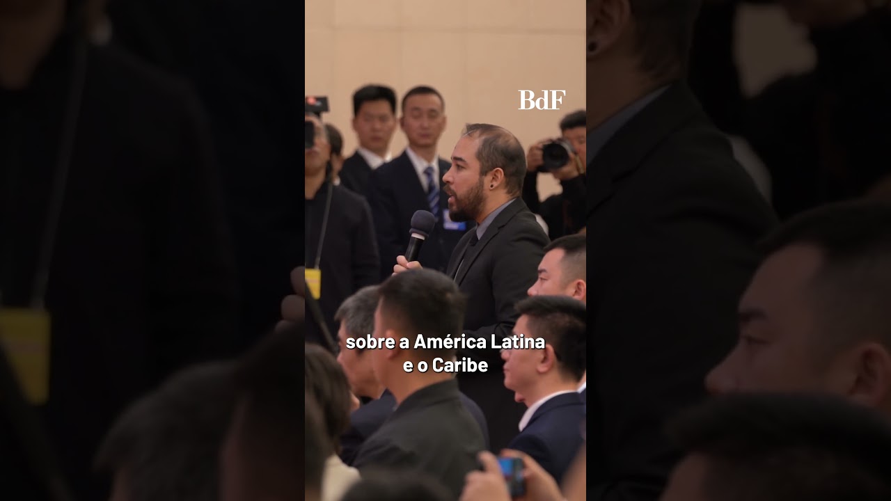 #BrasildeFato questions Chinese minister about US interference in Latin America.