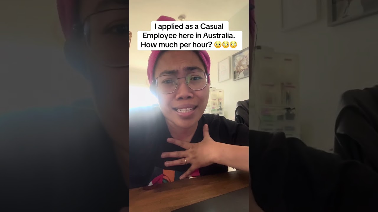 I applied as a casual job here in Australia 