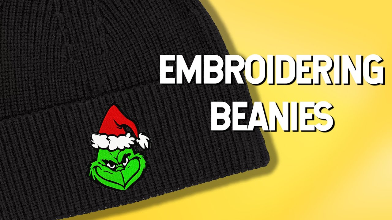 Embroidering A Beanie With Mighty Hoop