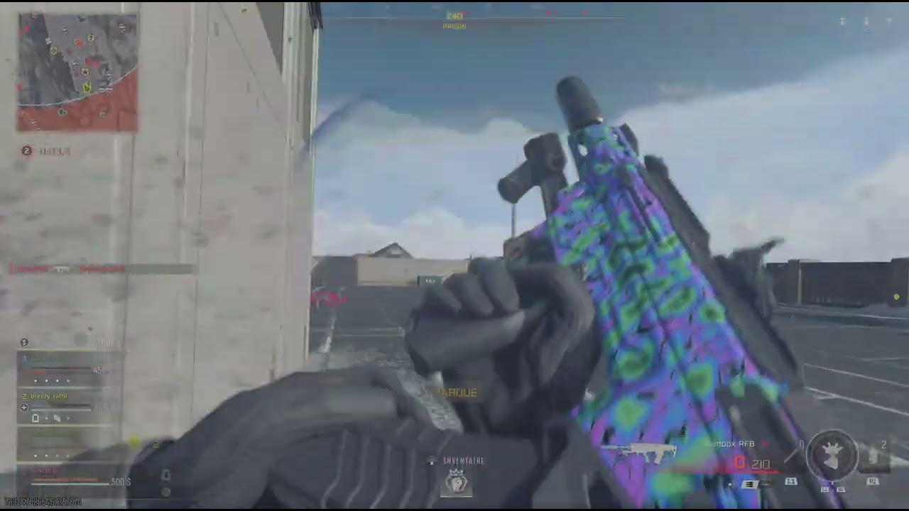 Voici ma game Warzone