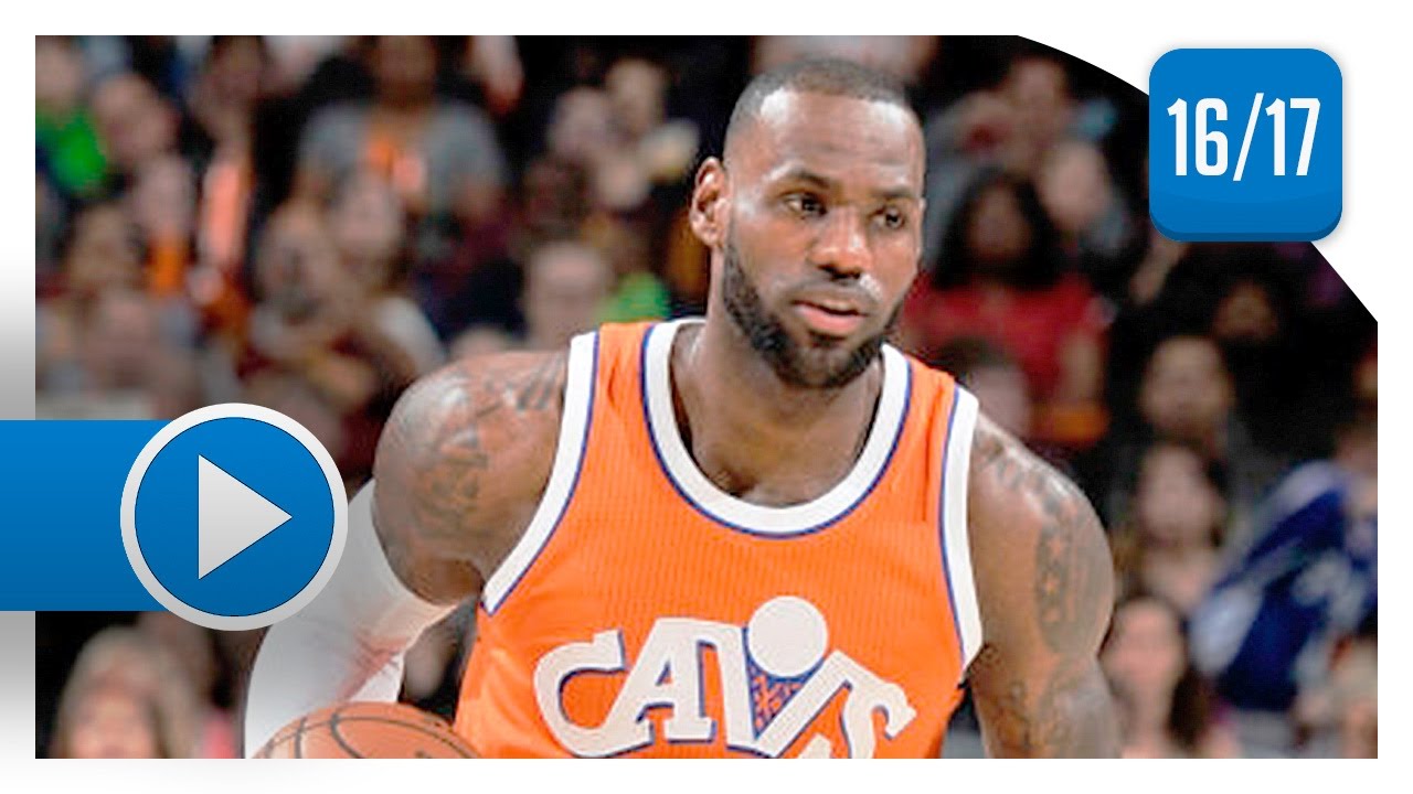 LeBron James Full Highlights vs 76ers (2017.03.31) - 34 Pts, 9 Reb, 6 Ast
