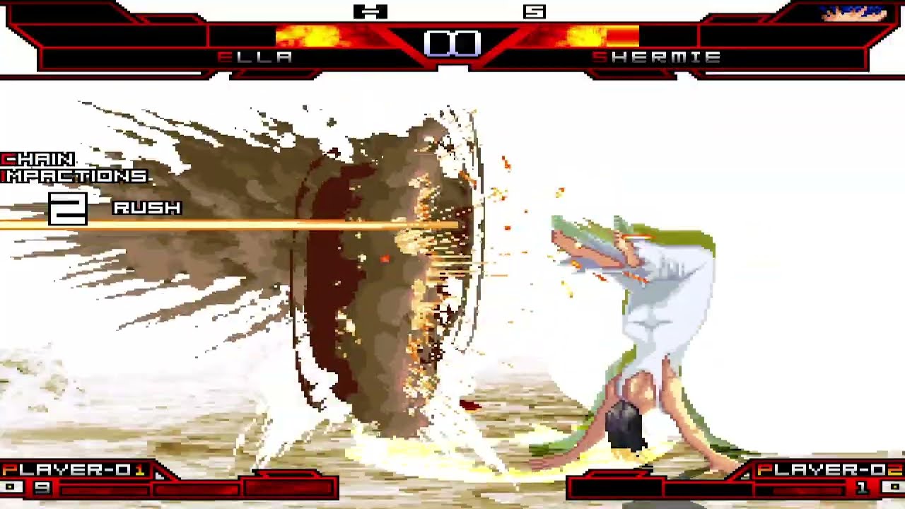 KOF MUGEN Ella VS Shermie