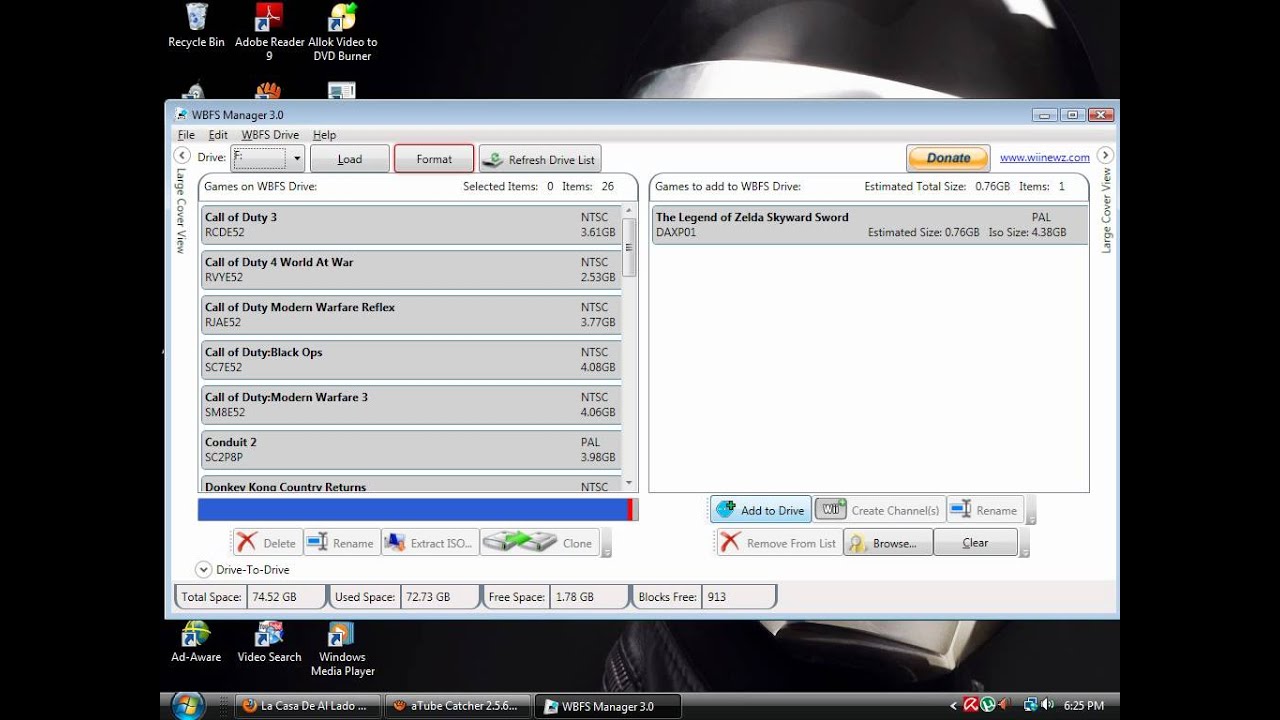 How to use WBFS Manager