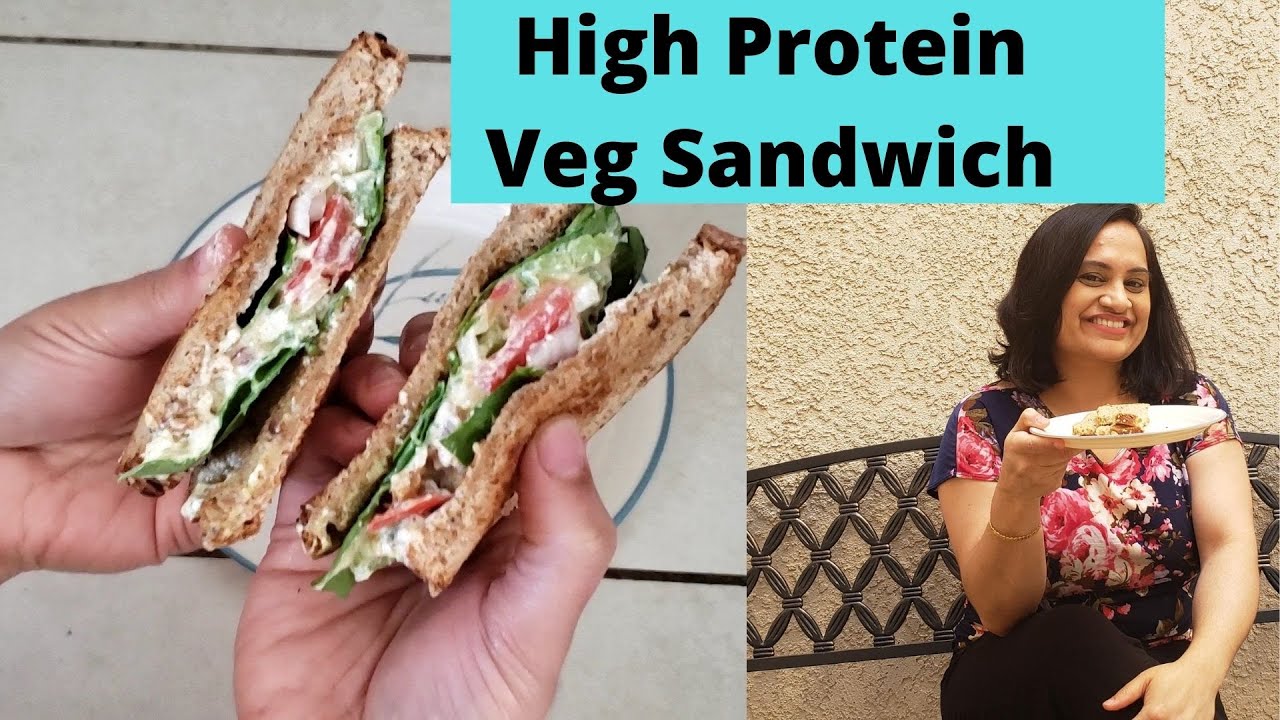 High Protein Veg sandwich | Easy & Healthy breakfast#Protein Rich #Vegetarian #Healthy Breakfast
