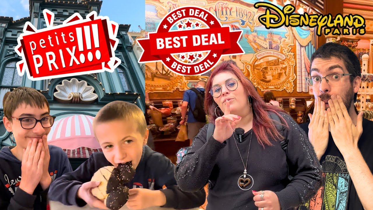 NOTRE GOUTER PREFERE - LA BOARDWALK CANDY PALACE A DISNEYLAND PARIS -TARIFS - MERCH - TOUR COMPLET !